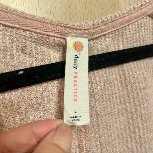 Daily Practice by Anthropologie Contrast-Sleeve Sweater - Picture 4 of 4